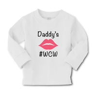 Baby Clothes Daddy's #Wcw with Lipstick Mark Boy & Girl Clothes Cotton - Cute Rascals