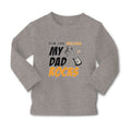 Baby Clothes For The Record My Dad Rocks Boy & Girl Clothes Cotton