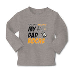 Baby Clothes For The Record My Dad Rocks Boy & Girl Clothes Cotton - Cute Rascals