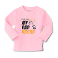 Baby Clothes For The Record My Dad Rocks Boy & Girl Clothes Cotton