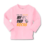 Baby Clothes For The Record My Dad Rocks Boy & Girl Clothes Cotton - Cute Rascals