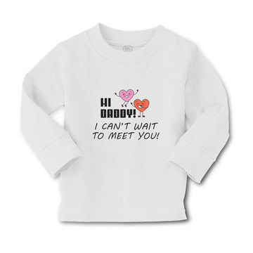 Baby Clothes Hi Daddy! I Can'T Wait to You! Boy & Girl Clothes Cotton