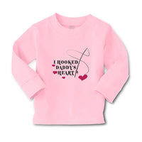 Baby Clothes I Hooked Daddy's Heart Boy & Girl Clothes Cotton - Cute Rascals