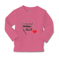 Baby Clothes I Hooked Daddy's Heart Boy & Girl Clothes Cotton - Cute Rascals