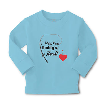 Baby Clothes I Hooked Daddy's Heart Boy & Girl Clothes Cotton