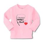 Baby Clothes I Hooked Daddy's Heart Boy & Girl Clothes Cotton - Cute Rascals