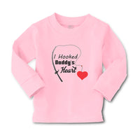 Baby Clothes I Hooked Daddy's Heart Boy & Girl Clothes Cotton - Cute Rascals