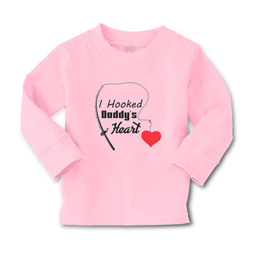 Baby Clothes I Hooked Daddy's Heart Boy & Girl Clothes Cotton