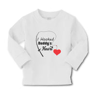Baby Clothes I Hooked Daddy's Heart Boy & Girl Clothes Cotton - Cute Rascals