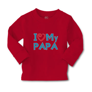 Baby Clothes I Love My Papa Boy & Girl Clothes Cotton