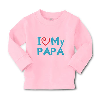 Baby Clothes I Love My Papa Boy & Girl Clothes Cotton