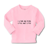 Baby Clothes I Love My Pops Lots and Lots Boy & Girl Clothes Cotton - Cute Rascals