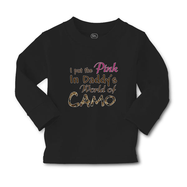 Baby Clothes I Put The Pink in Daddy's World of Camo Boy & Girl Clothes Cotton - Cute Rascals