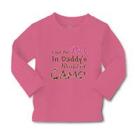 Baby Clothes I Put The Pink in Daddy's World of Camo Boy & Girl Clothes Cotton - Cute Rascals