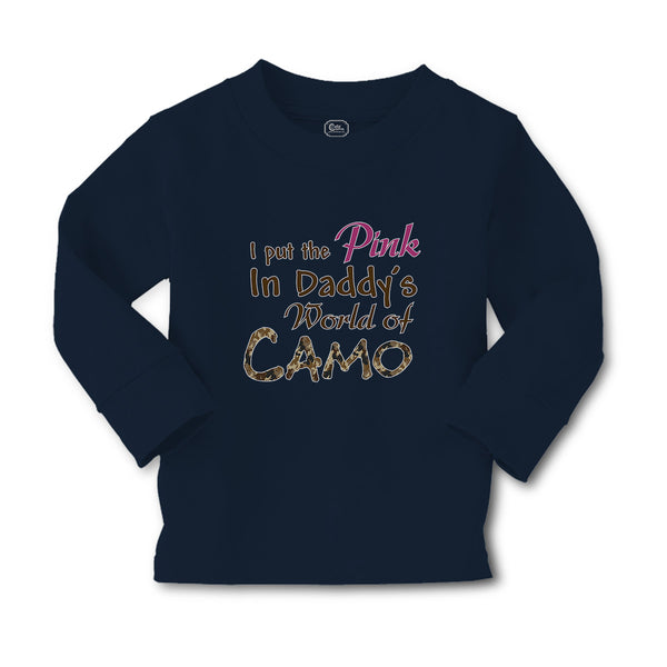 Baby Clothes I Put The Pink in Daddy's World of Camo Boy & Girl Clothes Cotton - Cute Rascals