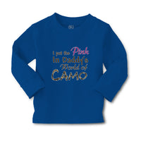 Baby Clothes I Put The Pink in Daddy's World of Camo Boy & Girl Clothes Cotton - Cute Rascals