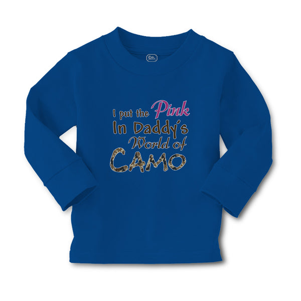 Baby Clothes I Put The Pink in Daddy's World of Camo Boy & Girl Clothes Cotton - Cute Rascals