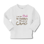 Baby Clothes I Put The Pink in Daddy's World of Camo Boy & Girl Clothes Cotton - Cute Rascals