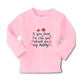 Baby Clothes Think I'M Cute Should My Daddy Flowers Insect Ladbybug Cotton