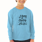 Baby Clothes Mama & Daddy Are My Besties Boy & Girl Clothes Cotton - Cute Rascals