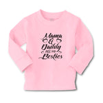Baby Clothes Mama & Daddy Are My Besties Boy & Girl Clothes Cotton - Cute Rascals