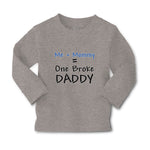 Baby Clothes Me + Mommy = 1 Broke Daddy Boy & Girl Clothes Cotton - Cute Rascals