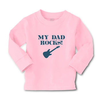 Baby Clothes My Dad Rocks Boy & Girl Clothes Cotton