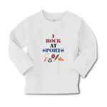 Baby Clothes I Rock at Sports Boy & Girl Clothes Cotton - Cute Rascals