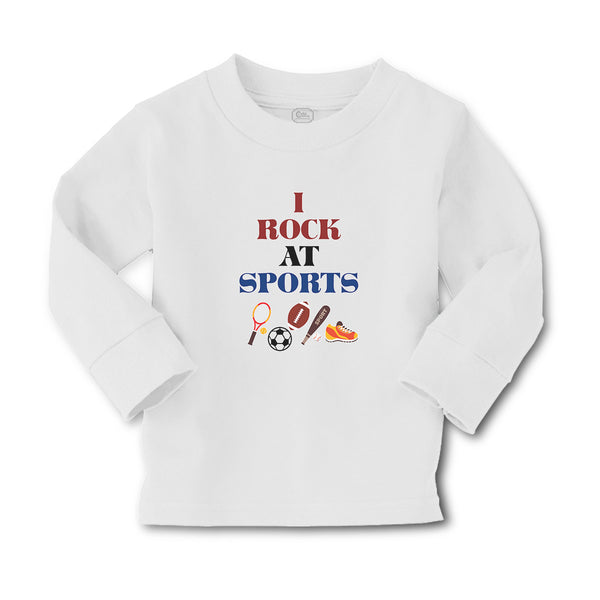 Baby Clothes I Rock at Sports Boy & Girl Clothes Cotton - Cute Rascals