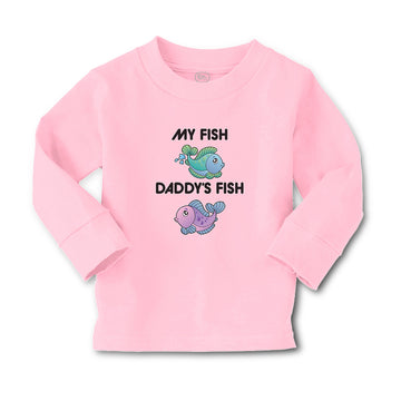 Baby Clothes My Fish Daddy's Fish Boy & Girl Clothes Cotton