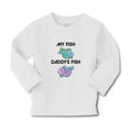 Baby Clothes My Fish Daddy's Fish Boy & Girl Clothes Cotton