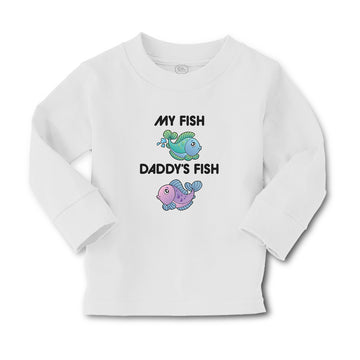 Baby Clothes My Fish Daddy's Fish Boy & Girl Clothes Cotton