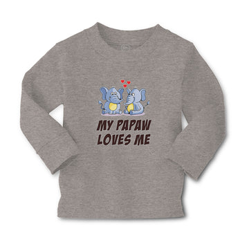 Baby Clothes My Papaw Loves Me Boy & Girl Clothes Cotton