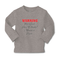 Baby Clothes Warning Don'T Check out My Daddy! Mummy Is Psycho Cotton - Cute Rascals