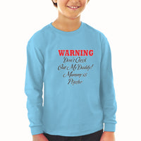 Baby Clothes Warning Don'T Check out My Daddy! Mummy Is Psycho Cotton - Cute Rascals
