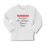 Baby Clothes Warning Don'T Check out My Daddy! Mummy Is Psycho Cotton - Cute Rascals