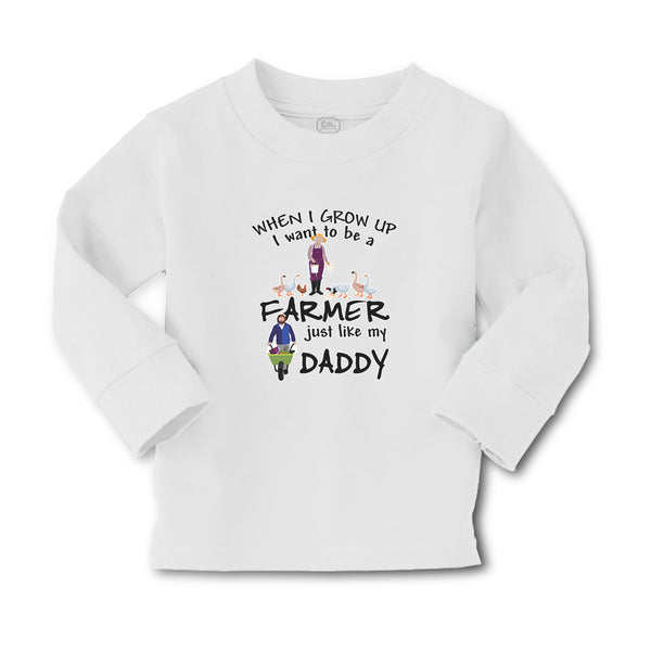 Baby Clothes When I Grow up I Want to Be A Farmer Just like My Daddy Cotton - Cute Rascals