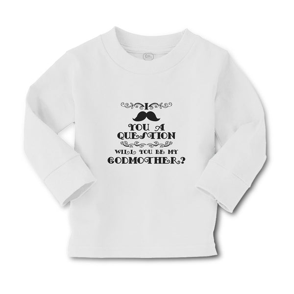 Baby Clothes I You A Question Will You Be My Godmother Boy & Girl Clothes Cotton - Cute Rascals