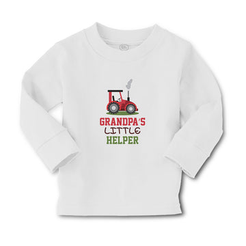 Baby Clothes Grandpa's Little Helper Boy & Girl Clothes Cotton