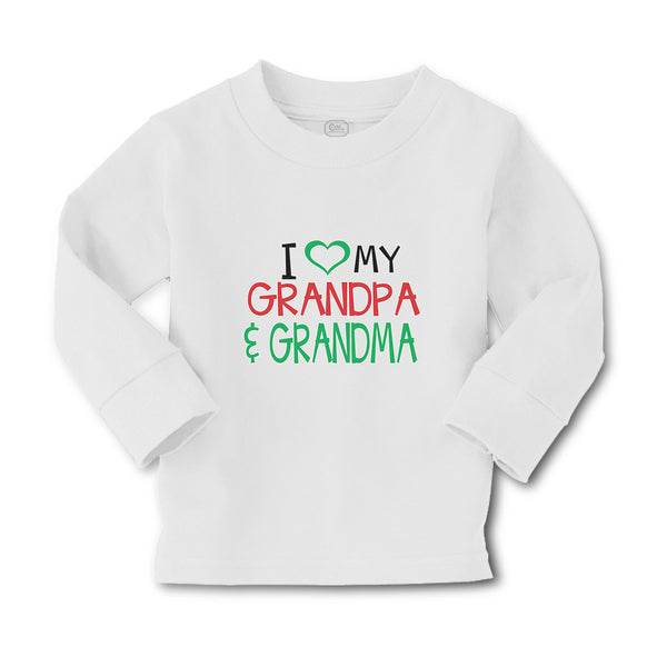 Baby Clothes I Love My Grandpa & Grandma Boy & Girl Clothes Cotton - Cute Rascals