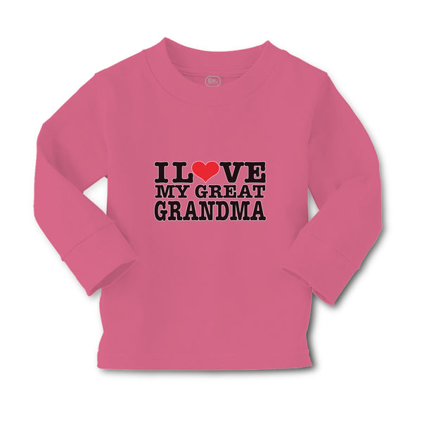 Baby Clothes I Love My Great Grandma Boy & Girl Clothes Cotton - Cute Rascals