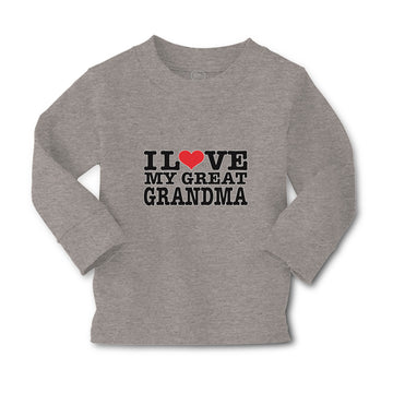 Baby Clothes I Love My Great Grandma Boy & Girl Clothes Cotton