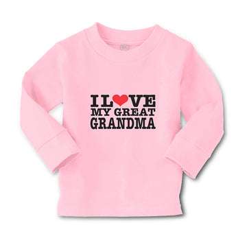 Baby Clothes I Love My Great Grandma Boy & Girl Clothes Cotton