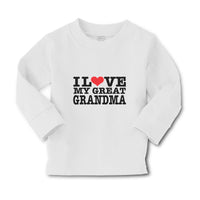 Baby Clothes I Love My Great Grandma Boy & Girl Clothes Cotton - Cute Rascals