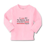 Baby Clothes I Love My My Nanny and Grandad So Much! Boy & Girl Clothes Cotton - Cute Rascals