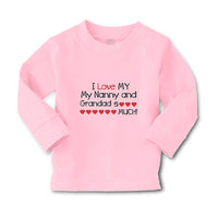 Baby Clothes I Love My My Nanny and Grandad So Much! Boy & Girl Clothes Cotton - Cute Rascals