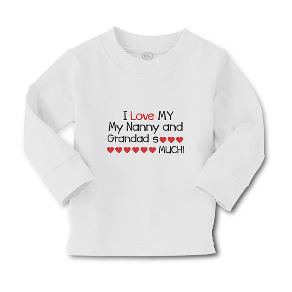 Baby Clothes I Love My My Nanny and Grandad So Much! Boy & Girl Clothes Cotton - Cute Rascals