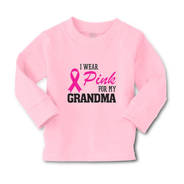 Baby Clothes I Wear Pink for My Grandma Boy & Girl Clothes Cotton