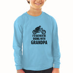 Baby Clothes I'D Rather Be Riding with Grandpa Boy & Girl Clothes Cotton - Cute Rascals