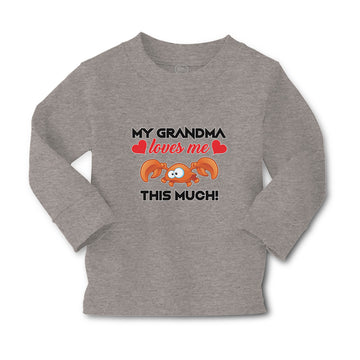 Baby Clothes My Grandma Loves Me This Much! Boy & Girl Clothes Cotton